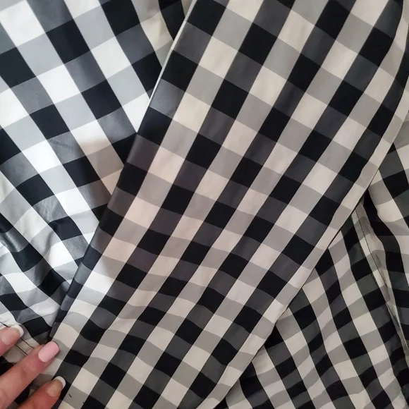 Ralph Lauren women's plaid black & white rain jacket size medium - Picture 9 of 9